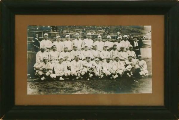 1916 Red Sox Team Photo Cabinet
